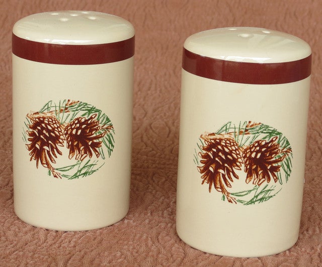 Pinecone Bough Salt & Pepper Shakers