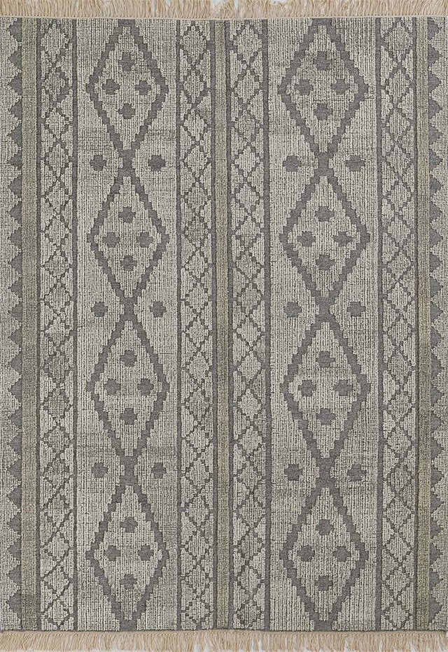 Rustic Rawhide Gray Rug - 2 x 3