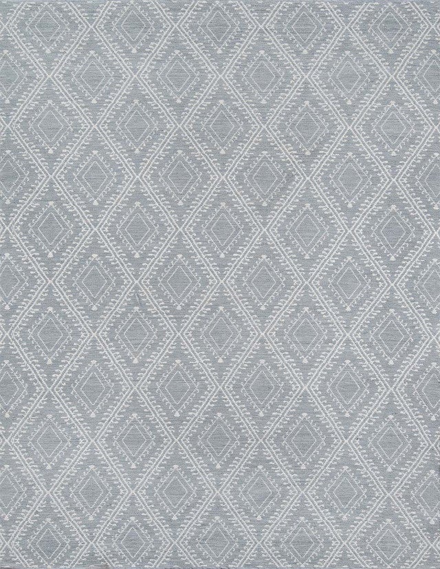 Dusty Gray Western Indoor/Outdoor Rug - 5 x 8