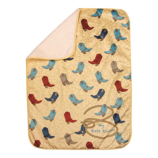 Cowboy Dreams Fleece Throw - Yellow