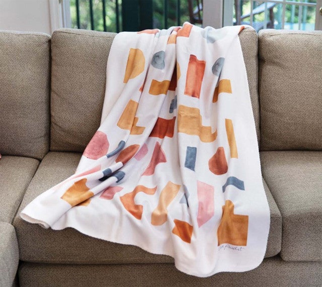 Earthy Elegance Fleece Blanket