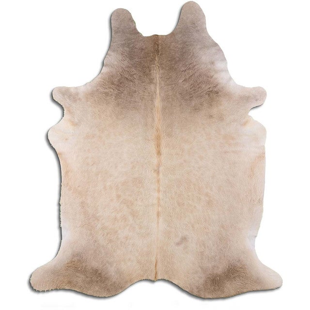 Cream Cowhide Rug - Medium
