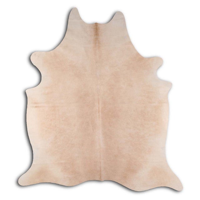 Tan Cowhide Rug - Medium