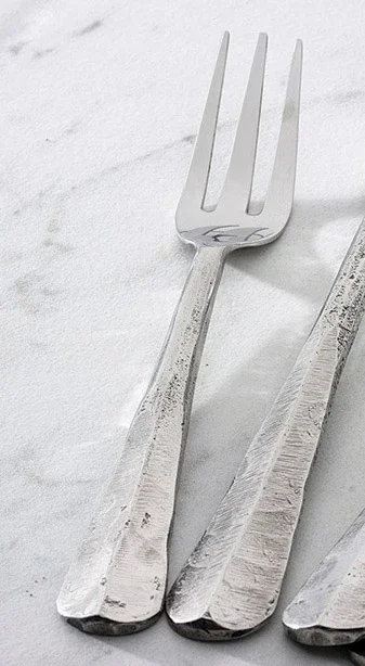 Frontier Hammered Salad Forks - Set of 4