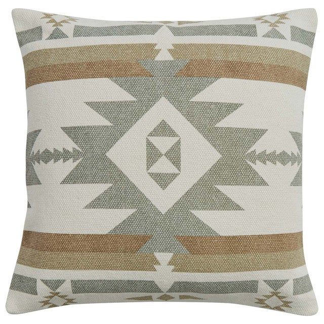 Muted Nahua Pillow with Feather Insert