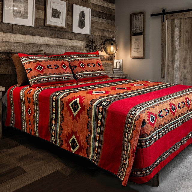 Canyon Fire Coverlet Set - King - SALE