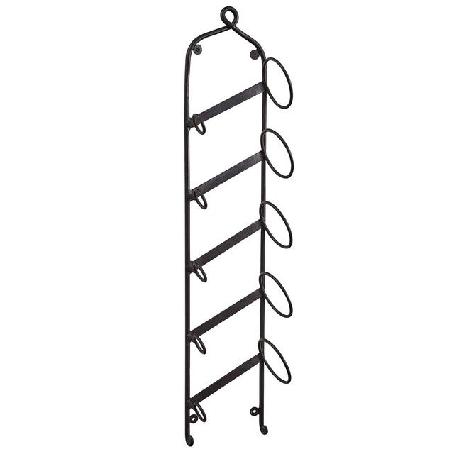 Draped Iron Wine Rack