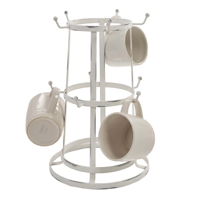Antiqued Mug Rack - OUT OF STOCK UNTIL 05/06/2026