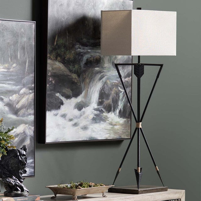 Wild West Arrowhead Table Lamp