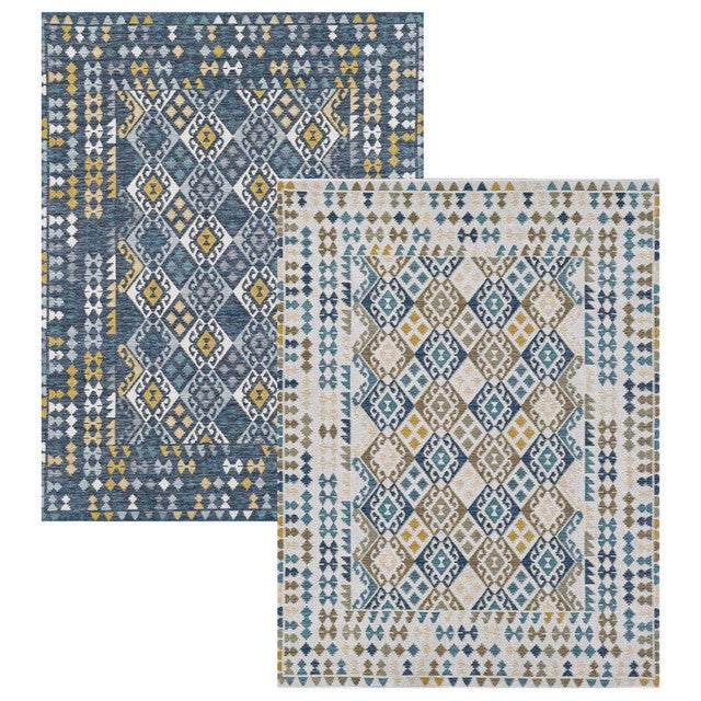 Blue Diamond Indoor/Outdoor Rug - 5 x 7