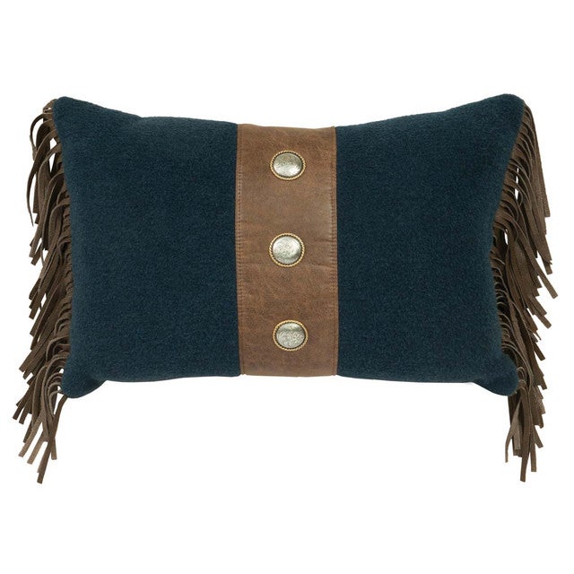 Timber Trails Fringed Pillow