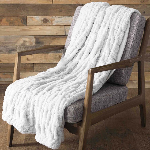 Smooth & Cozy Gray Throw