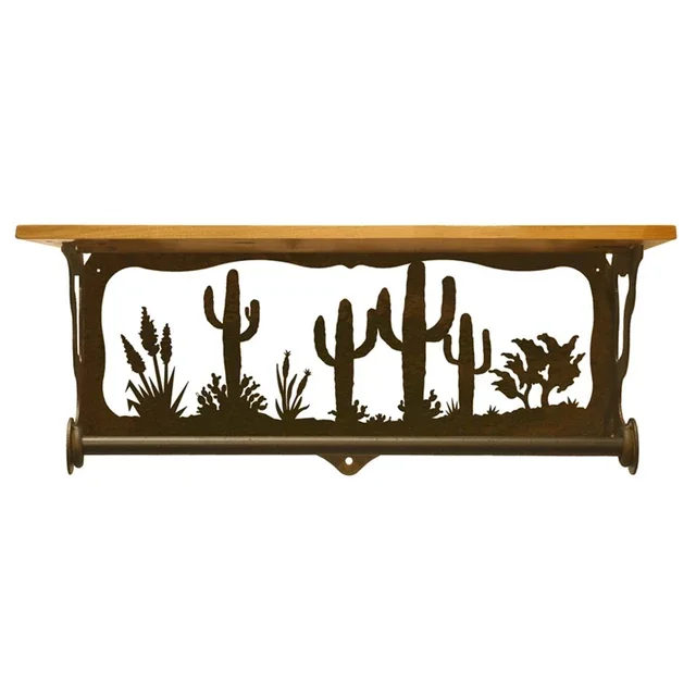 Desert Silhouette Bath Shelf
