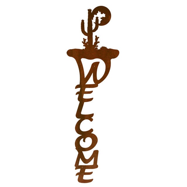 Moonlight Cactus Welcome Sign