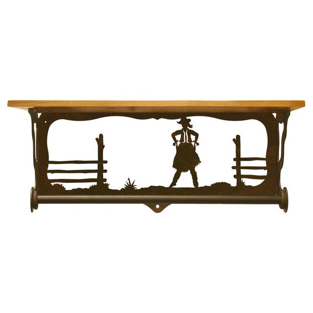 Western Cowgirl Bath Shelf