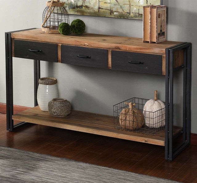 Lonesome Driftwood Console Table