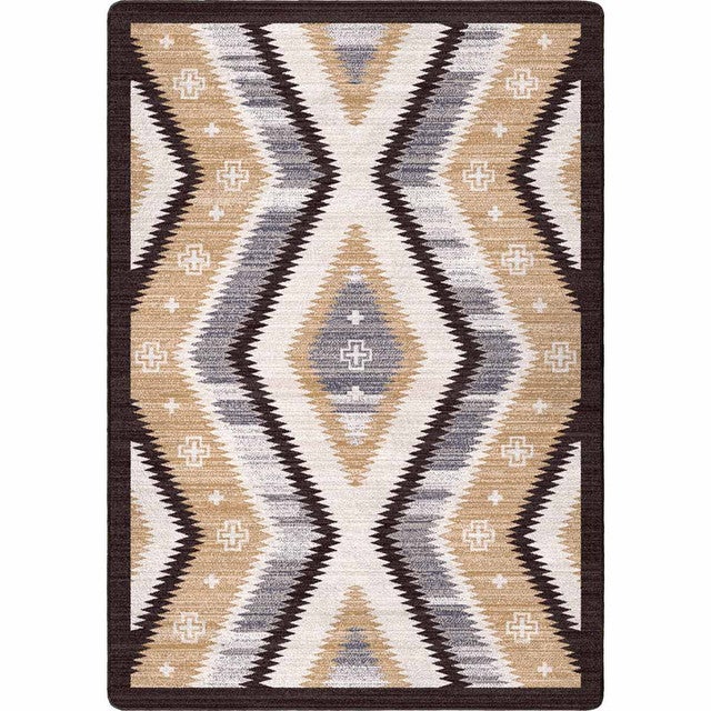 Tribal Waves Rug - 3 x 4