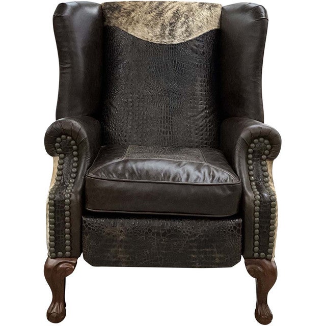 Classic Luxe Wingback Recliner