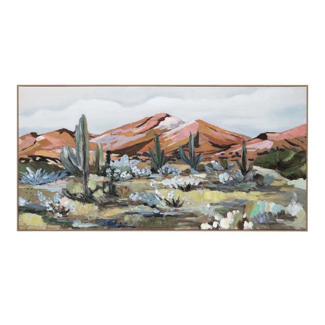 Cactus Desert Oasis Wall Art