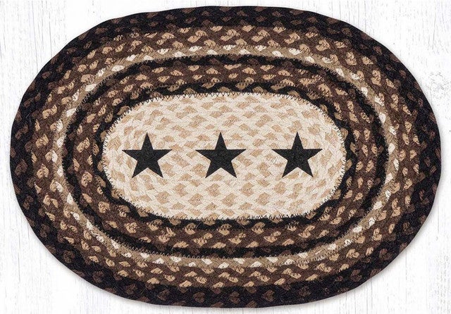 Black Lined Beacon Placemats - Set of 2