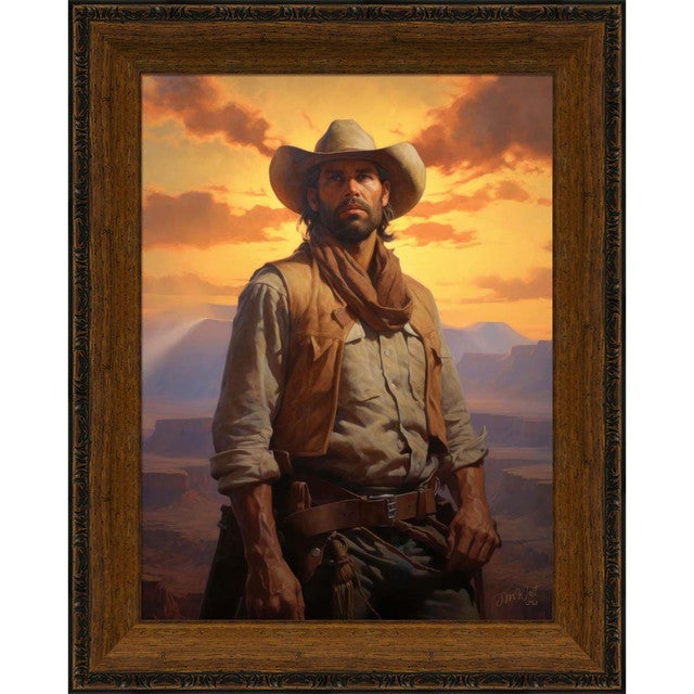Canyon Cowboy Wall Art