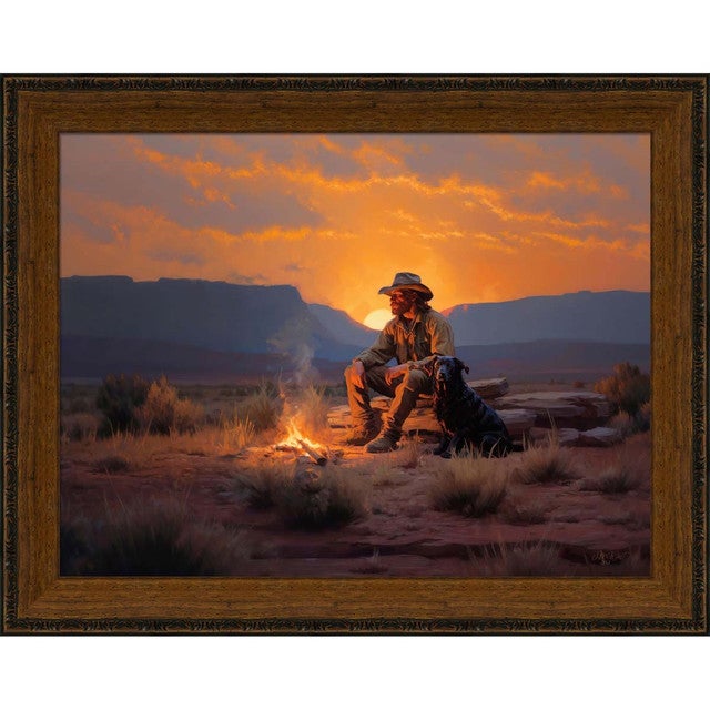 Campfire Companion Wall Art