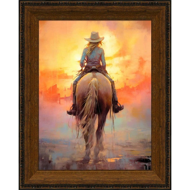 Daybreak Cowgirl Wall Art