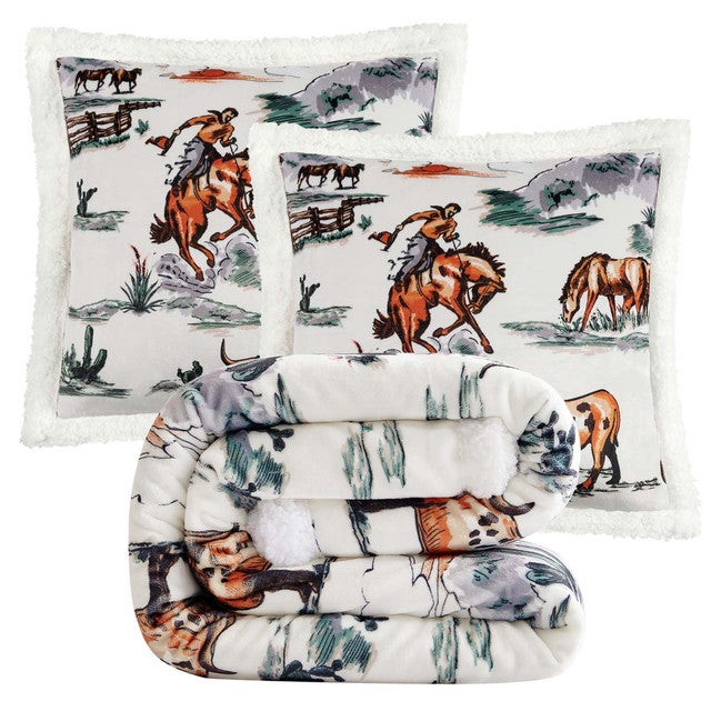 Ranch Days Pillow & Throw