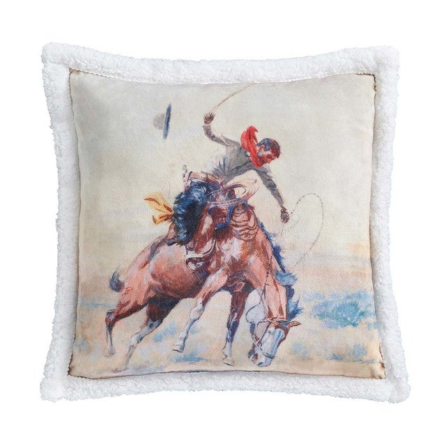 Buster Campfire Accent Pillow