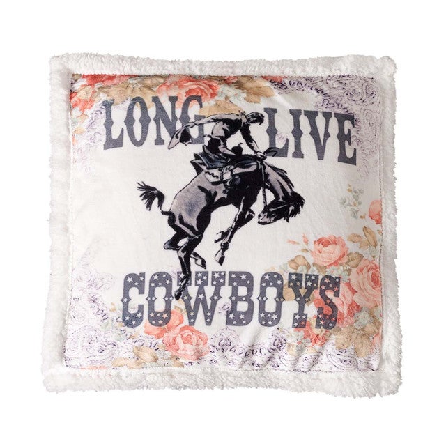 Long Live Cowboys Accent Pillow