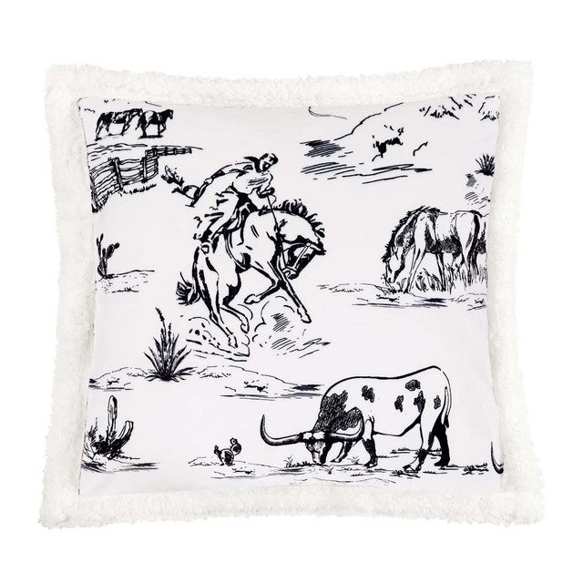 Rustic Ranch Accent Pillow