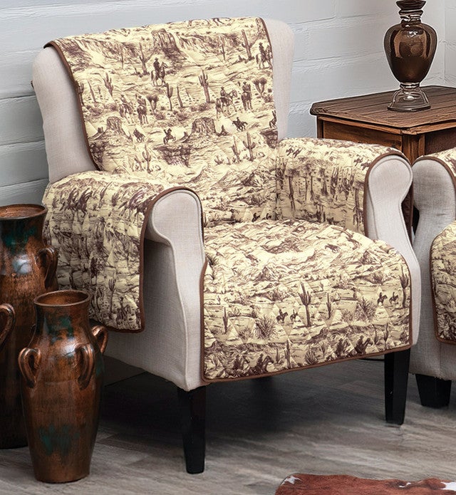 Ranch Hand Toile Chair Cover - CLEARANCE