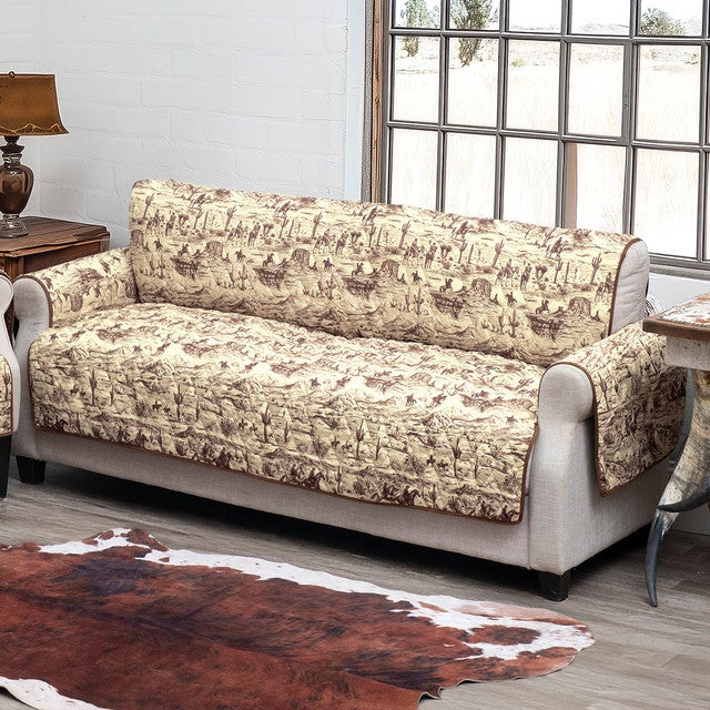 Ranch Hand Toile Sofa Cover - CLEARANCE