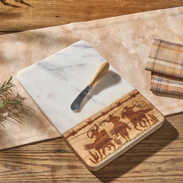 Ranchers Cutting Board & Spreader Set