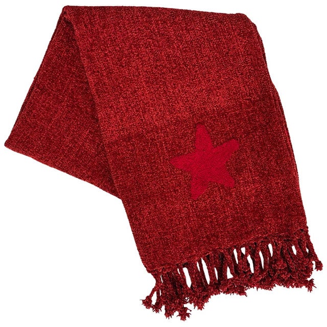Red Lonestar Throw