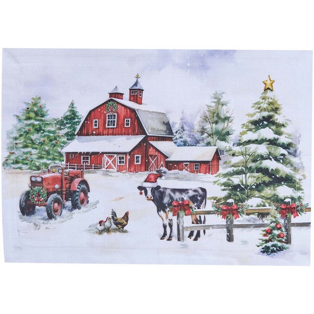 Festive Farmhouse Placemats - Set of 4