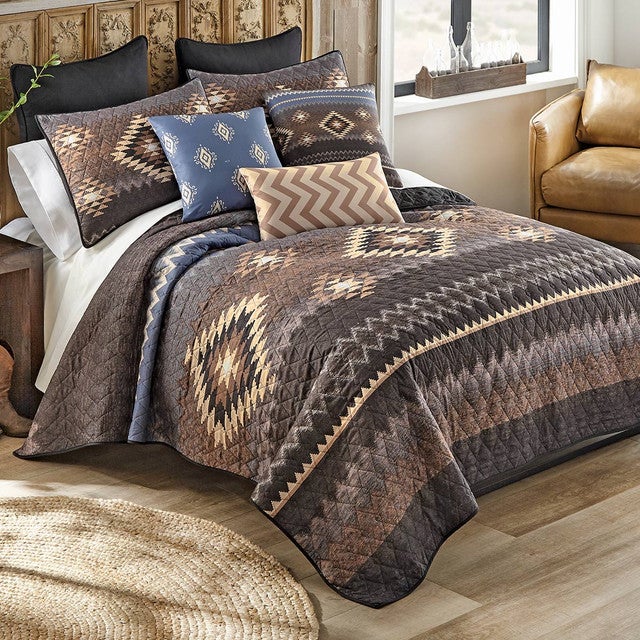 Southwestern Horizon Quilt Bed Set - Queen