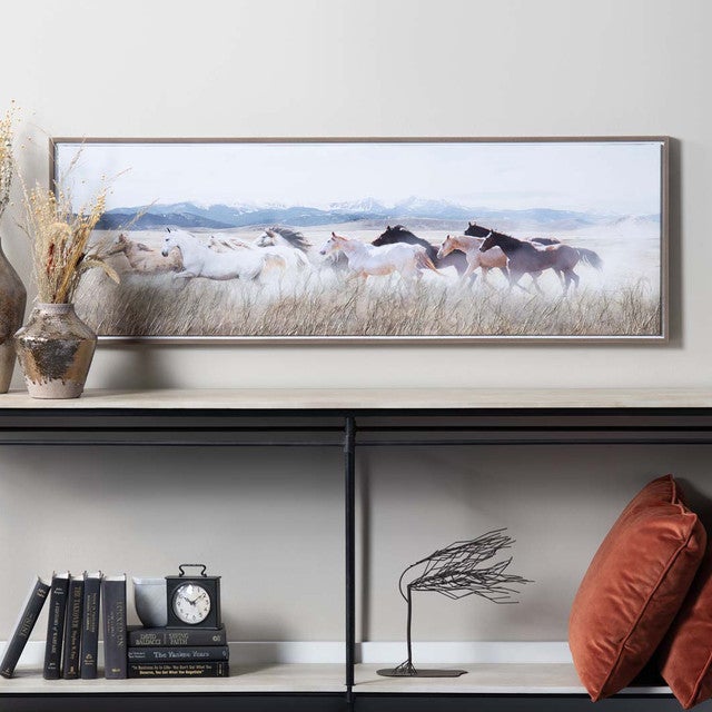 Misty Stampede Wall Art