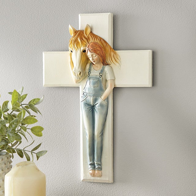Horse Love Wall Cross