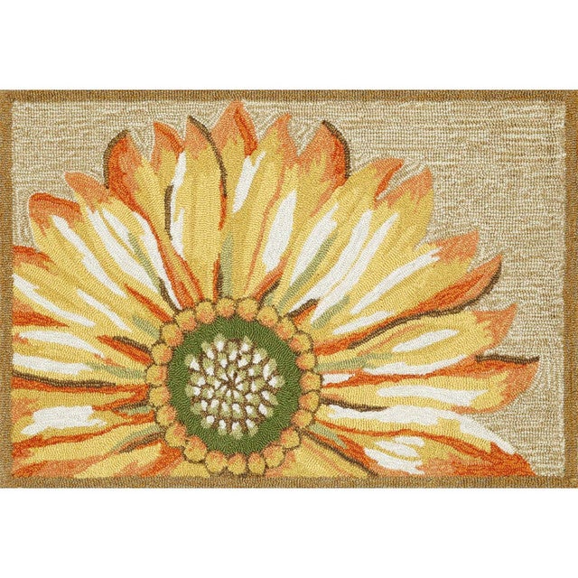 Sunflower Sunburst Floor Mat - 3 x 4