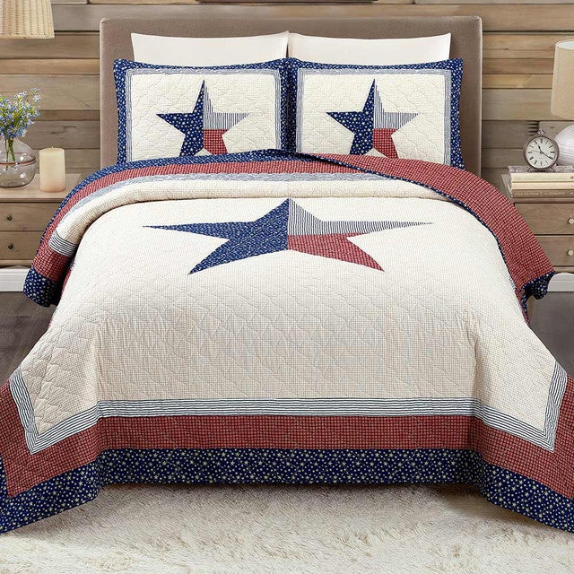Lonestar Country Quilt Set - Full/Queen
