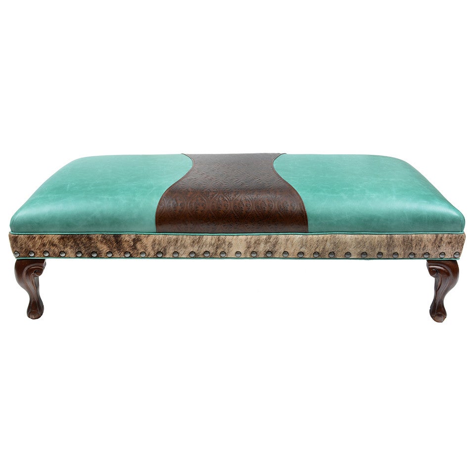 Rio Grande Rectangle Ottoman | Lone Star Western Decor