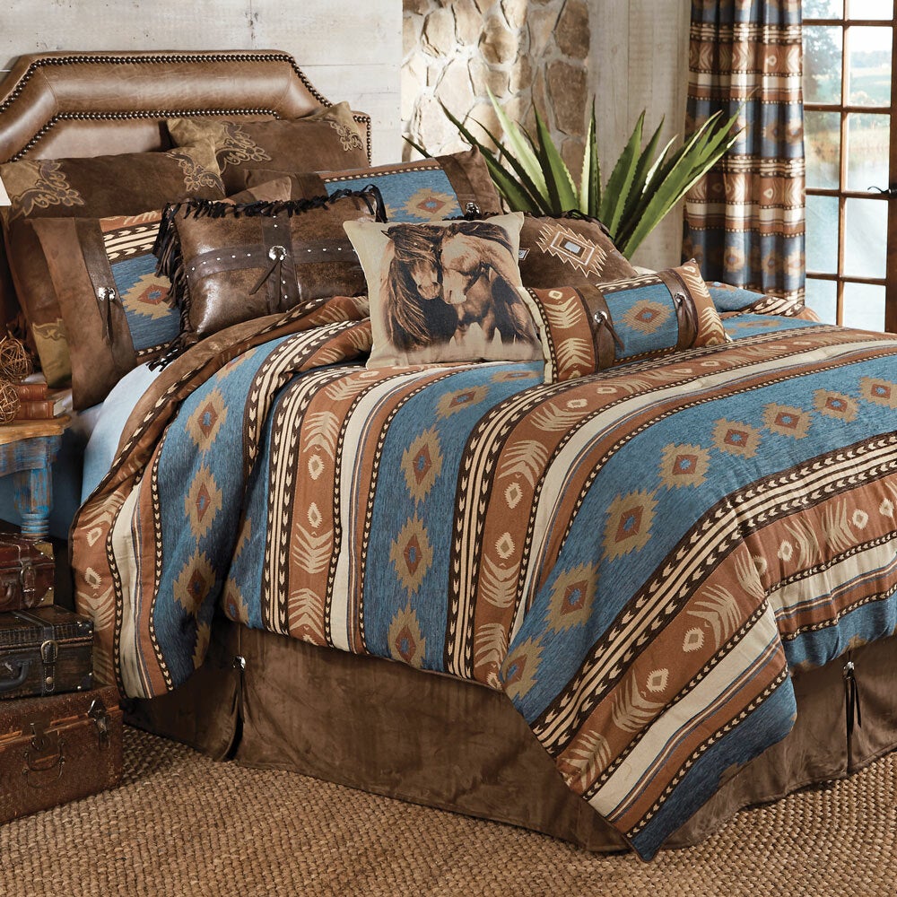 Throw Pillow Western Blankets Amazon Western Tapestry Quilt Set
