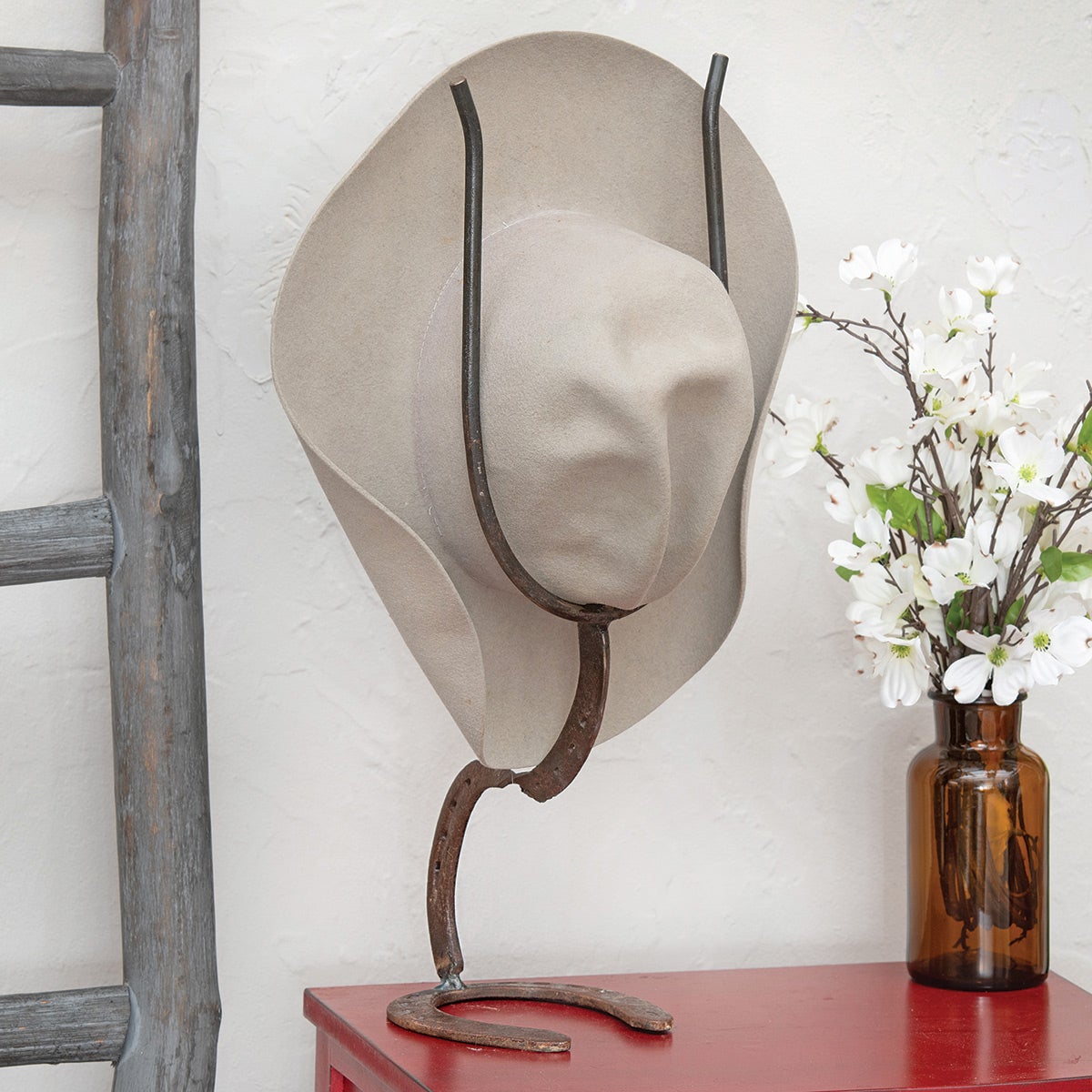 Horseshoe Hat Stand Lone Star Western Decor